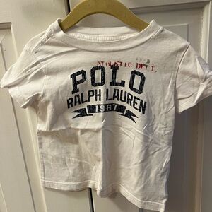 Polo by Ralph Lauren Boys  White T-Shirt size 2T